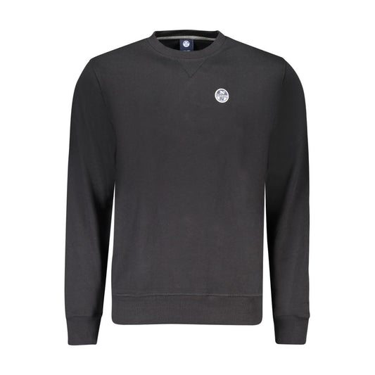 North Sails Black Cotton Men's Sweatshirt