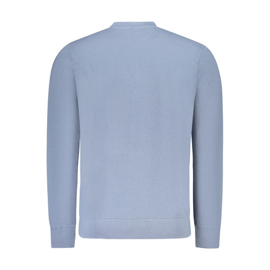North Sails Blue Cotton Men Sweatshirt