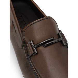 Tod's Brown Leather Moccassin
