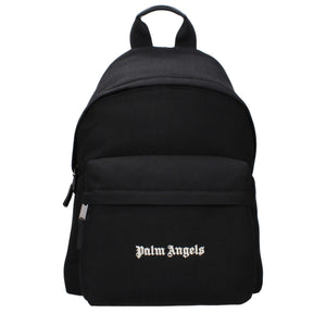 Palm Angels Black Fabric Backpack