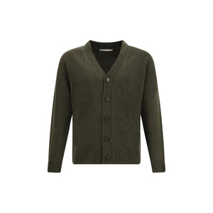 Brooksfield Green Fleece Wool Cardigan