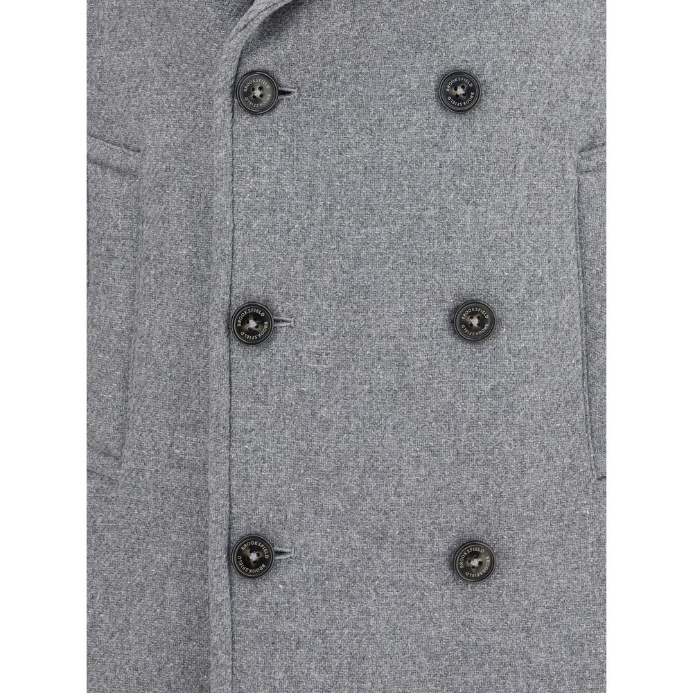 Brooksfield Gray Wool Coat