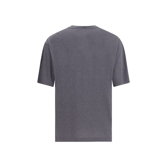 Dolce & Gabbana Gray Cotton T-Shirt