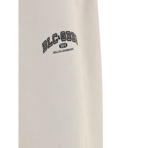 Dolce & Gabbana Beige Cotton Athletic Pants