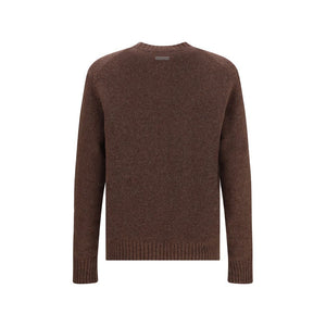 Dolce & Gabbana Brown Fleece Wool Sweatshirt