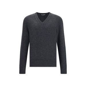 Dolce & Gabbana Gray Fleece Wool Sweatshirt