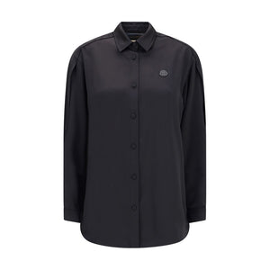 MONCLER x EDWARD ENNINFUL Black Polyester Dress Shirt