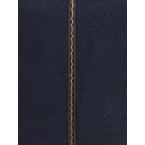 MooRER Blue Cashmere Bomber