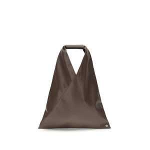 MM6 Brown Polyethylene Handbag