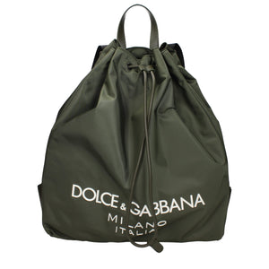 Dolce & Gabbana Green Nylon Backpack