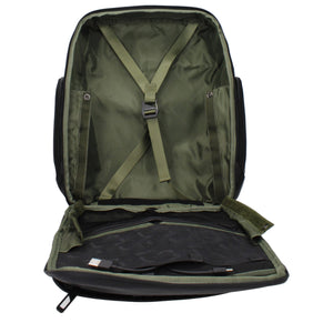 Piquadro Black Leather Backpack