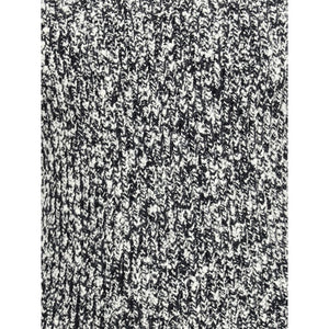 Dolce & Gabbana White Fleece Wool Turtleneck