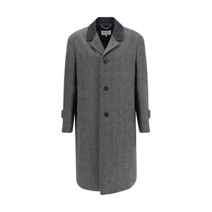 Margiela Gray Fleece Wool Coat