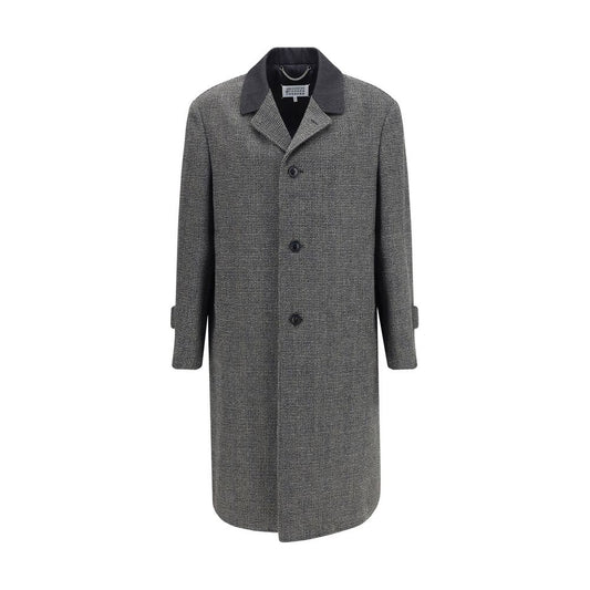 Margiela Gray Fleece Wool Coat
