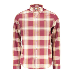 Timberland Red Cotton Men Shirt