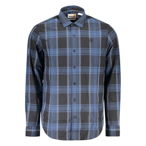 Timberland Blue Cotton Men Shirt