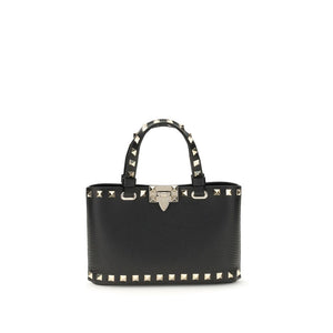 Valentino Garavani Black Leather Shoulder Bag