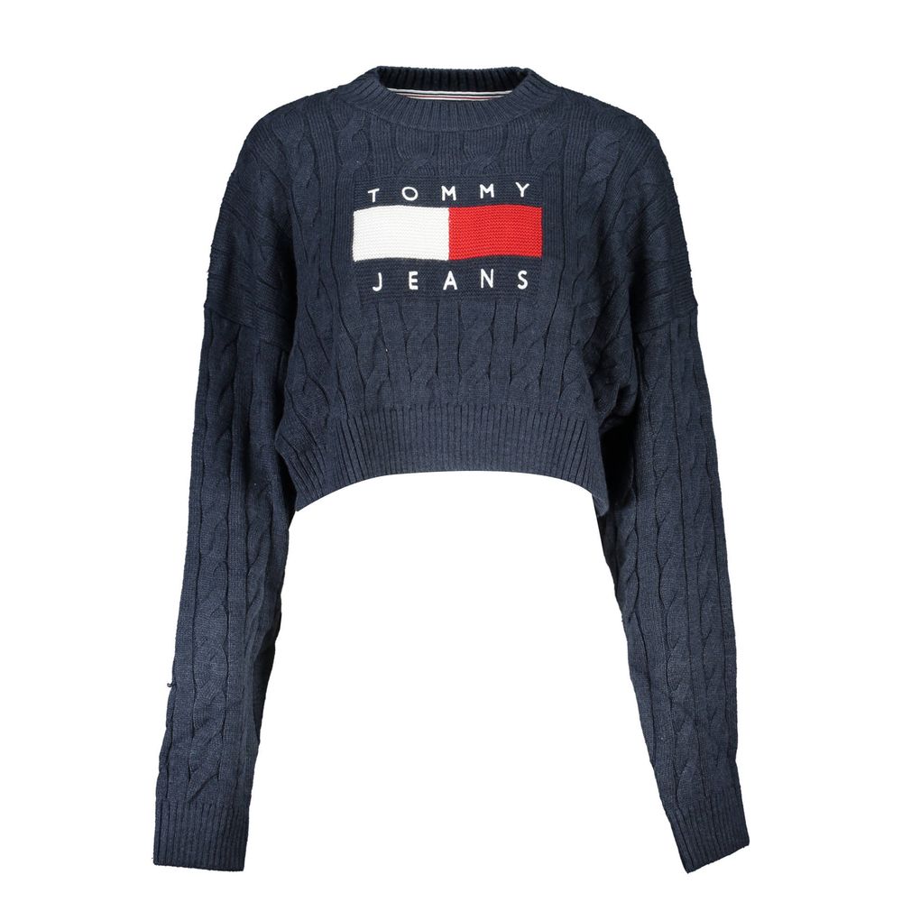 Tommy Hilfiger Blue Acrylic Women's Sweater