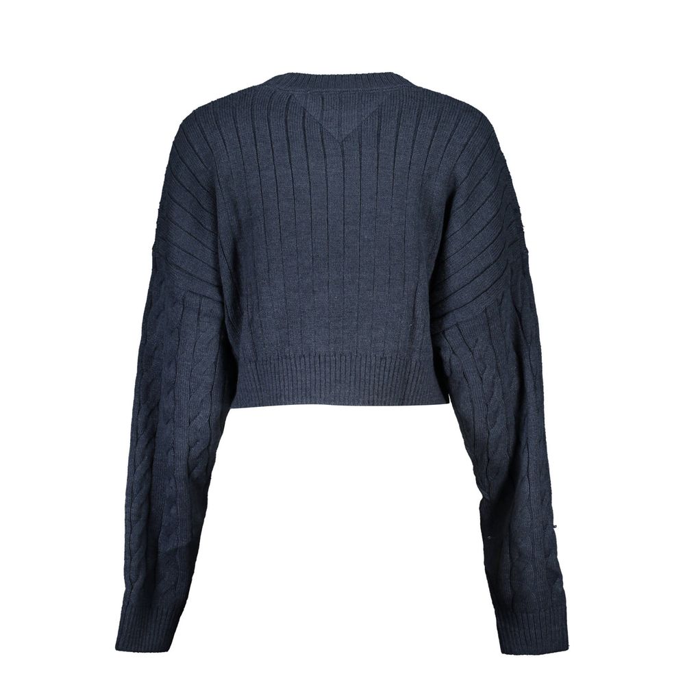 Tommy Hilfiger Blue Acrylic Women's Sweater