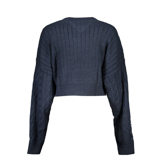 Tommy Hilfiger Blue Acrylic Women's Sweater