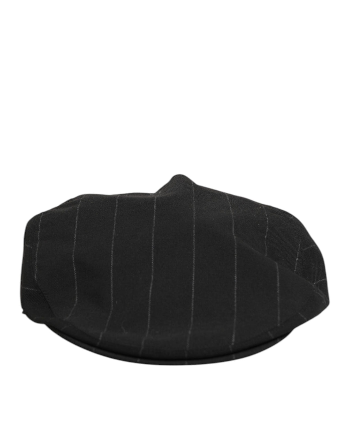 Dolce & Gabbana Black Polyester Newsboy Men Cloth Capello Hat