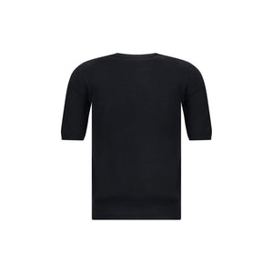 Max Mara Black Fleece Wool Top