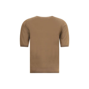 Max Mara Brown Fleece Wool Top