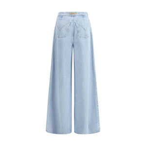 Max Mara Light Blue Cotton Jeans Denim