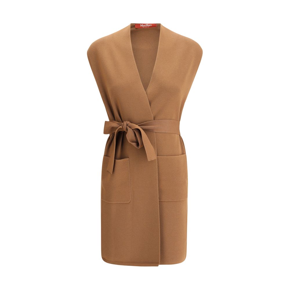 Max Mara Brown Viscose Coat