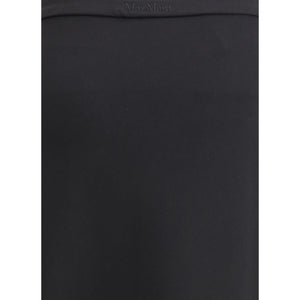 Max Mara Black Viscose Long Skirt