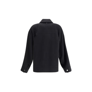Max Mara Black Wool Cloacks