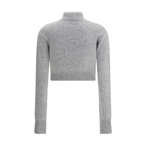 Max Mara Gray Cashmere Cashmere Sweater