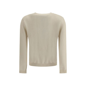 Max Mara Cream Cotton Sweatshirt