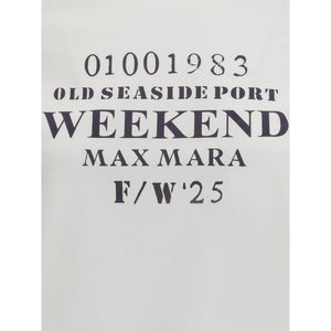 Max Mara White Cotton T-Shirt