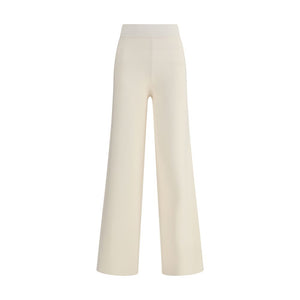 Max Mara Cream Viscose Casual Pants