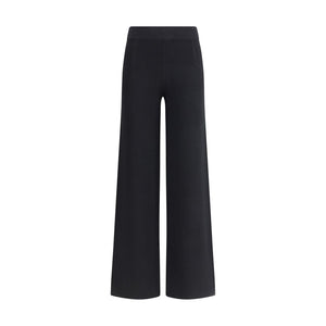 Max Mara Black Viscose Casual Pants