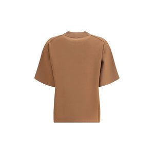 Max Mara Brown Polyester T-Shirt