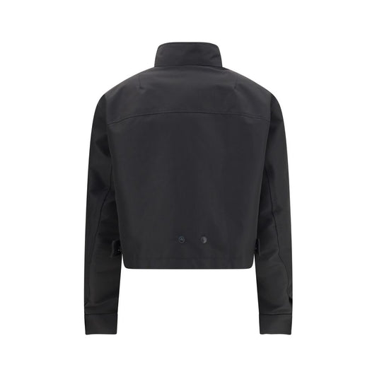 MONCLER x EDWARD ENNINFUL Black Polyester Full-Length Jacket