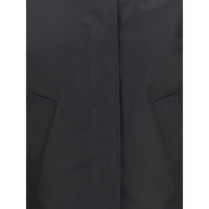 MONCLER x EDWARD ENNINFUL Black Polyester Full-Length Jacket