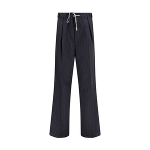 Margiela Gray Wool Casual Pants