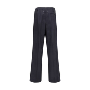 Margiela Gray Wool Casual Pants