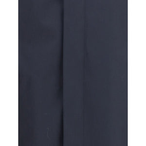 Burberry Blue Cotton Coat