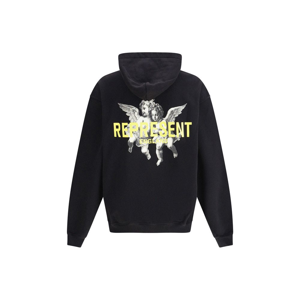 Represent Black Cotton Sweatshirt