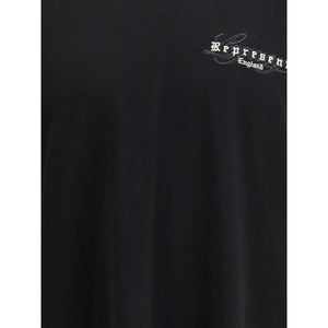 Represent Black Cotton T-Shirt