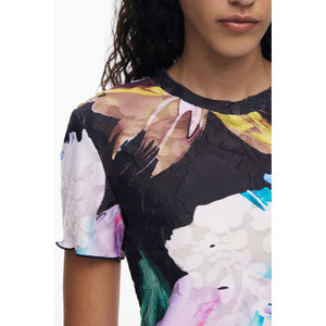 Desigual Black Polyester Women T-Shirt