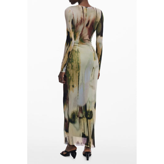 Desigual Green Polyester Women Dress