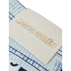 Jacob Cohen Blue Cotton Skinny Jeans