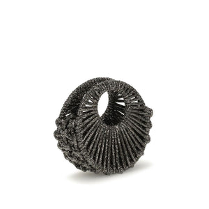 HIBOURAMA Gray Resin Handbag