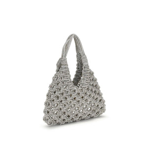 HIBOURAMA Gray Resin Handbag