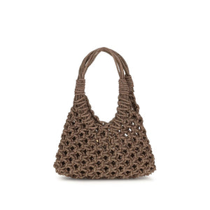 HIBOURAMA Brown Resin Handbag
